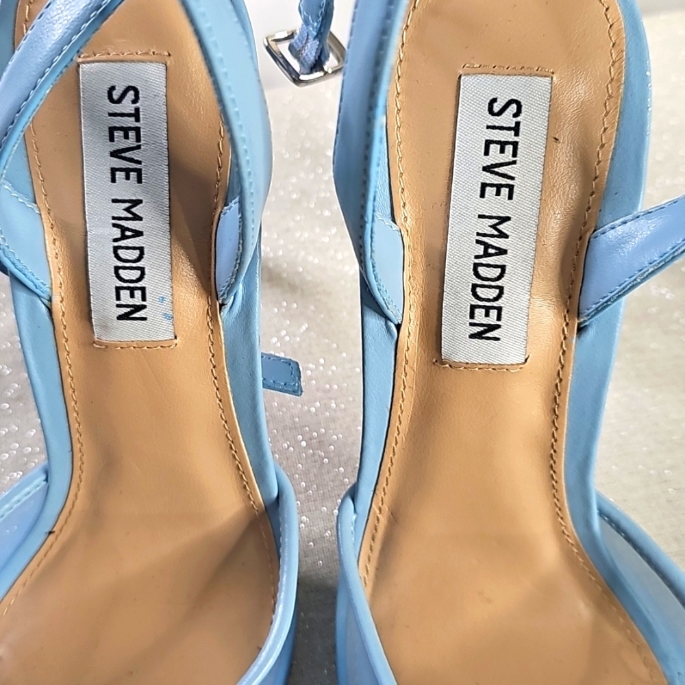Blue Transparent Stilettos Heels Elegant Wear Office Wear Career Wedding - Picture 3 of 16